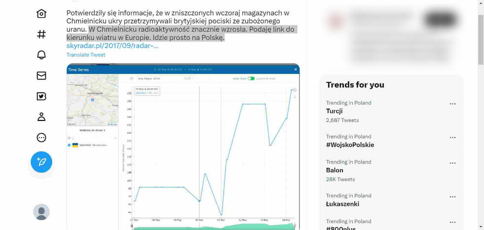 Fake News: Czy w stronę Polski zmierza fala radioaktywna?